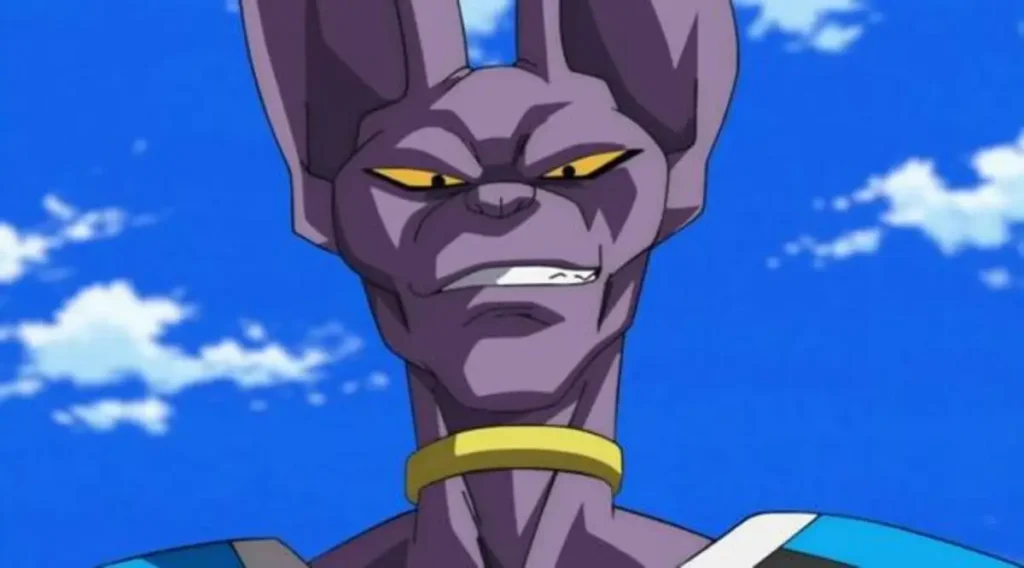 confesión de Beerus a Vegeta en Dragon Ball Super